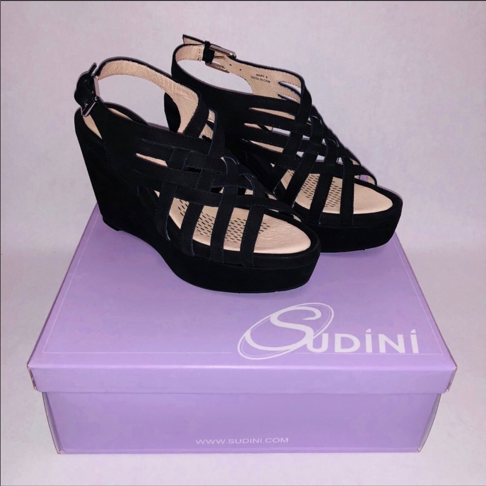 Sudini wedge strappy shoes! - Picture 1 of 5